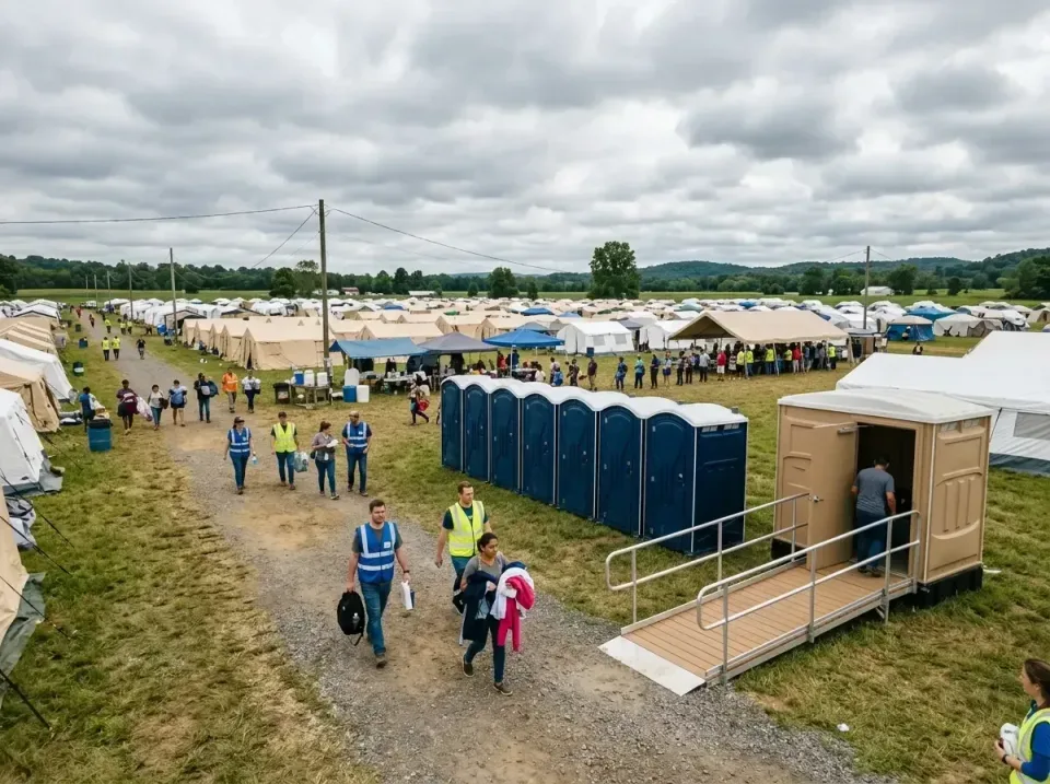disaster-relief-camp-restrooms-010 — frequently asked questions, Dumpster & Portable Bathrooms Rental in Corvallis, OR